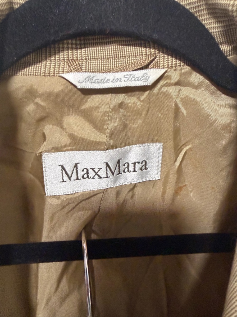 MaxMara 3-piece Women's Tan Double-Breasted Jacket w/pants and skirt - Picture 5 of 15